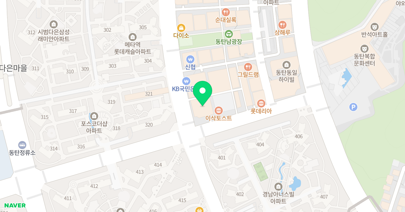 플레이팩토 동탄최고 수학학원 위치