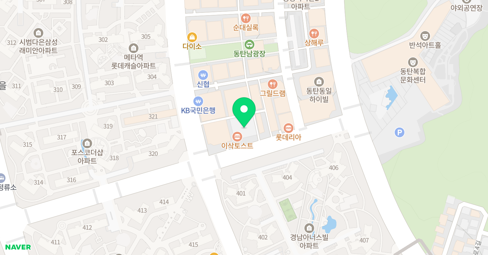 베스트탑 사고력수학학원 위치