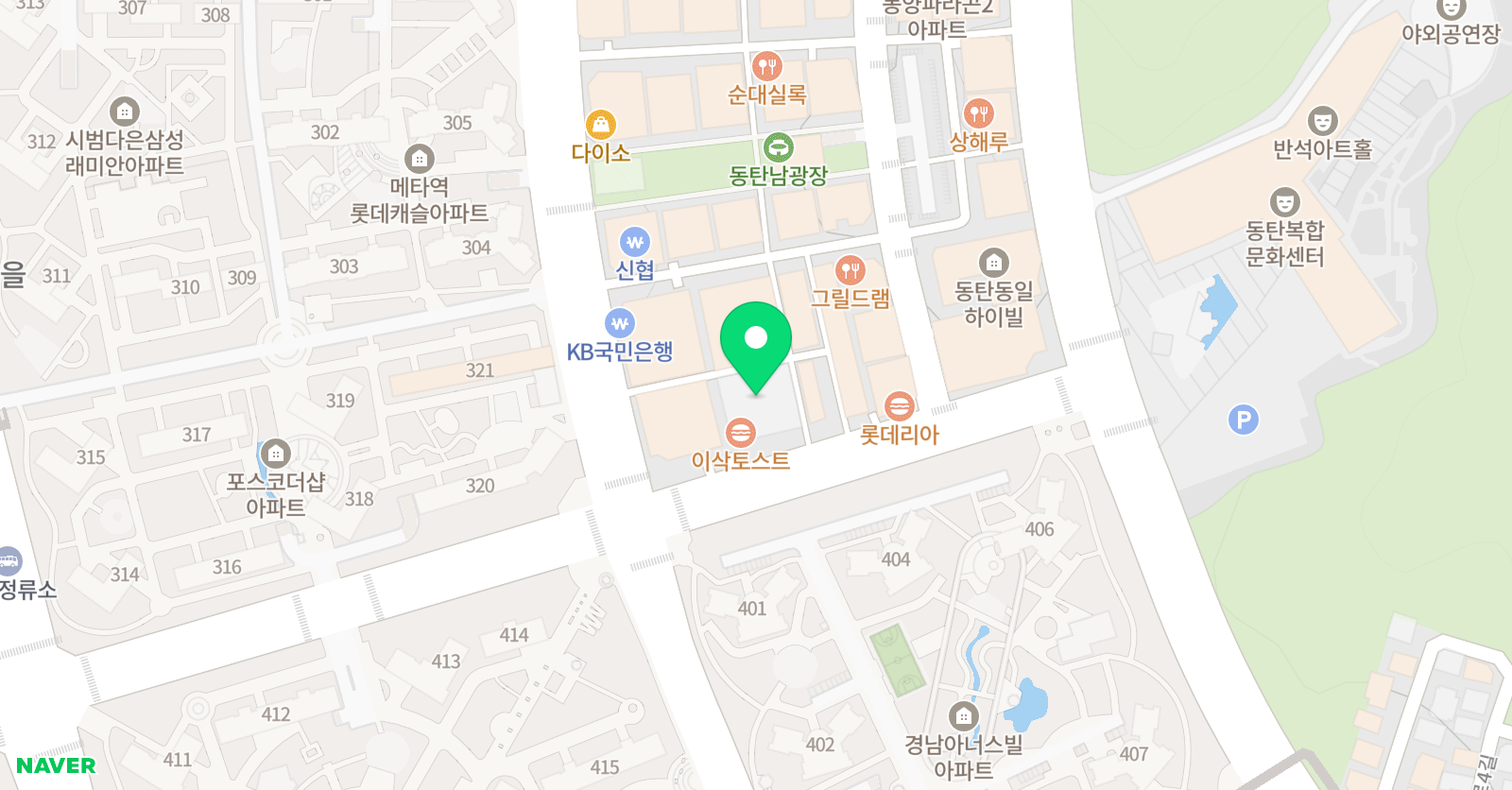 CMS 화성동탄영재교육센터 위치