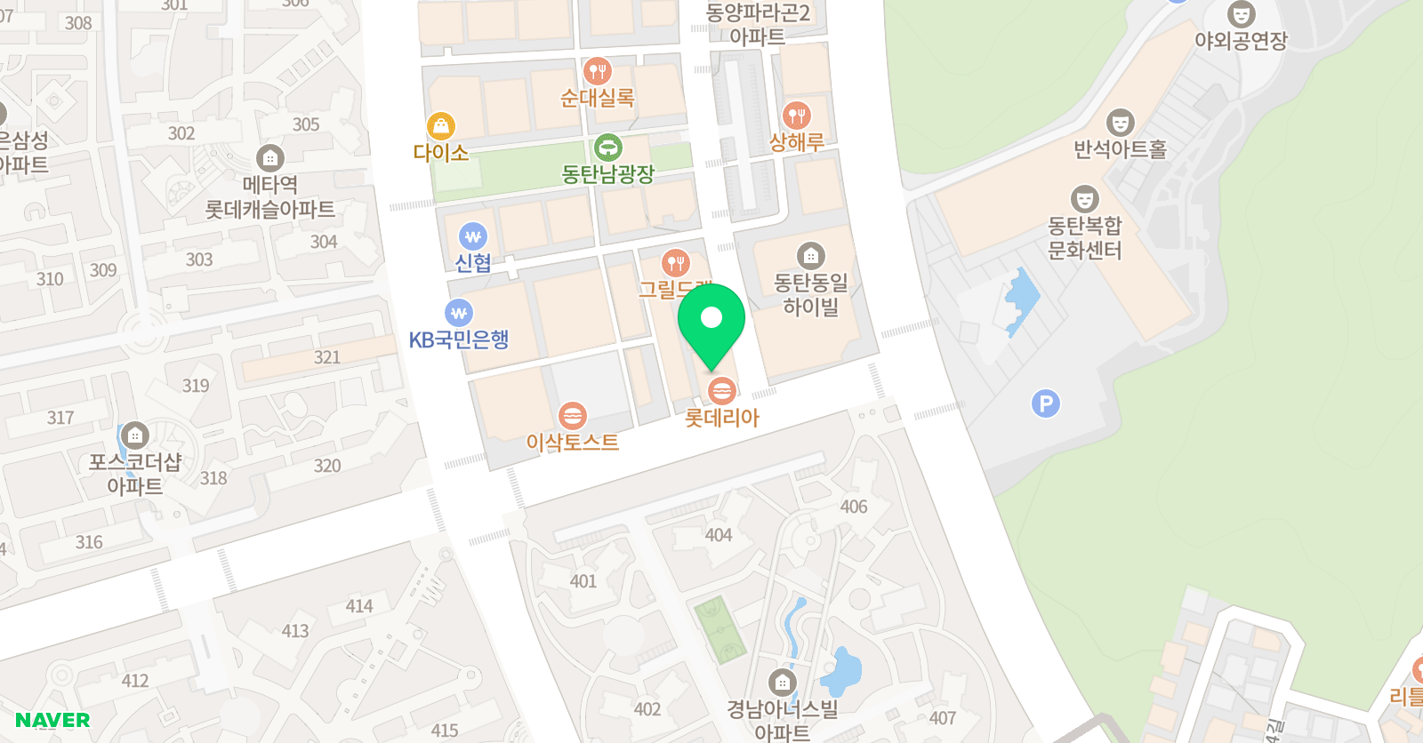 코스믹댄스학원 위치