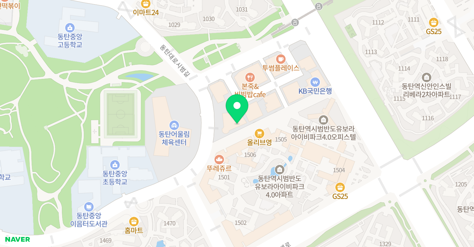 트레비앙 음악학원 위치