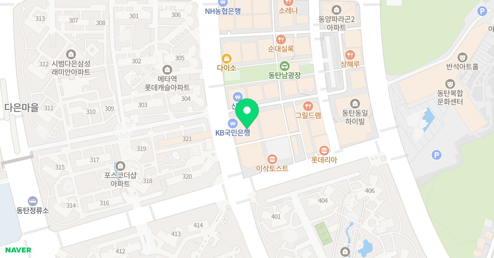 클로버 미술학원 위치