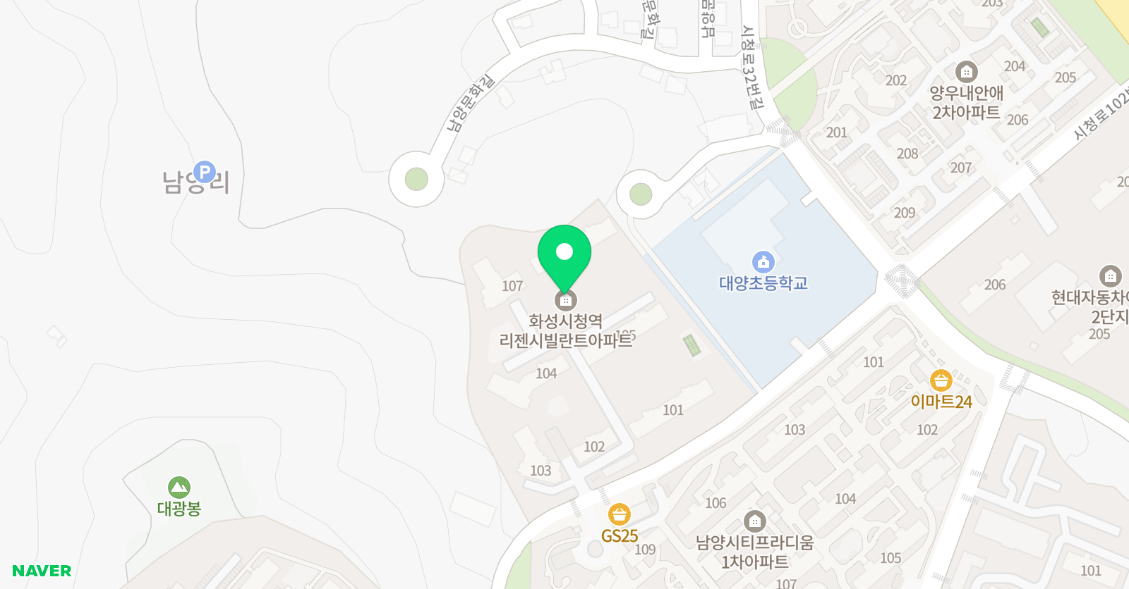 스마트해법 영어 화성시청점 위치