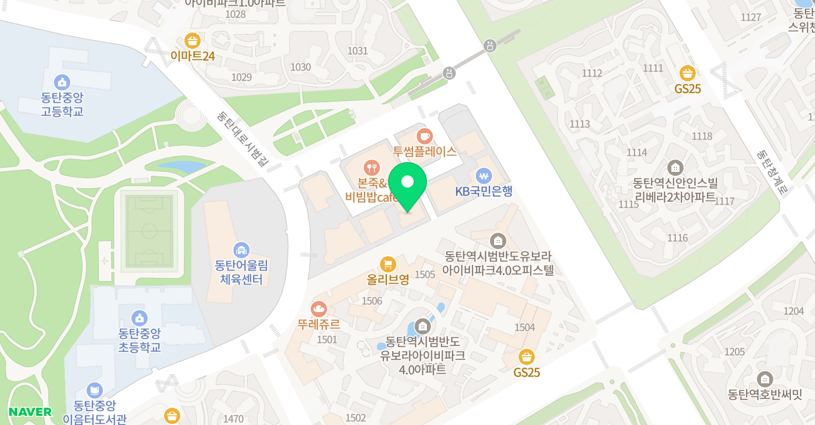 팀스 영어학원 위치