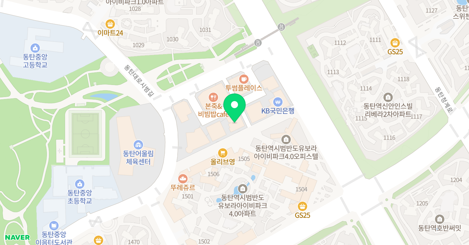 기파랑 문해원 동탄청계원 위치