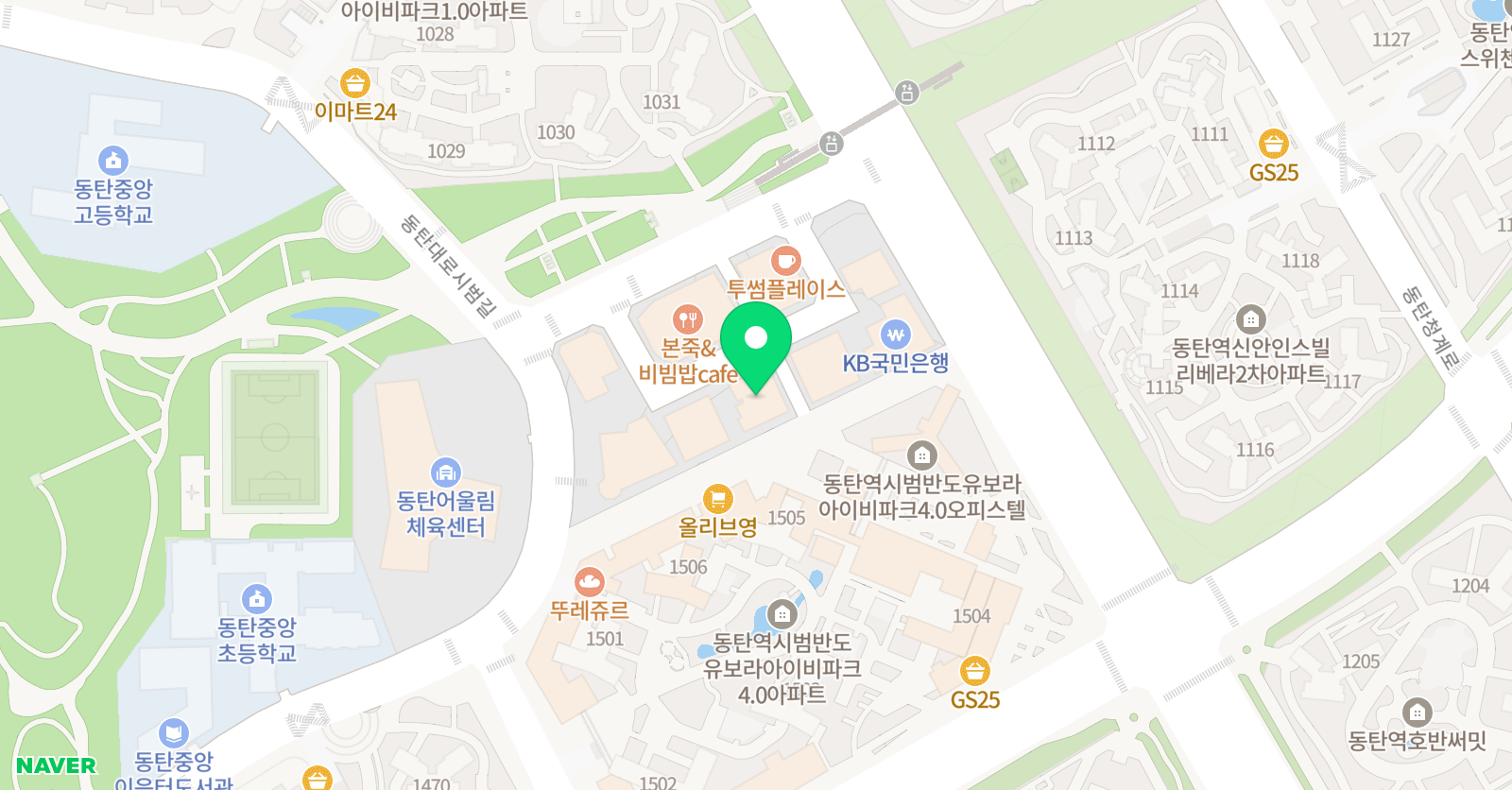 홍익 조형미술학원 위치