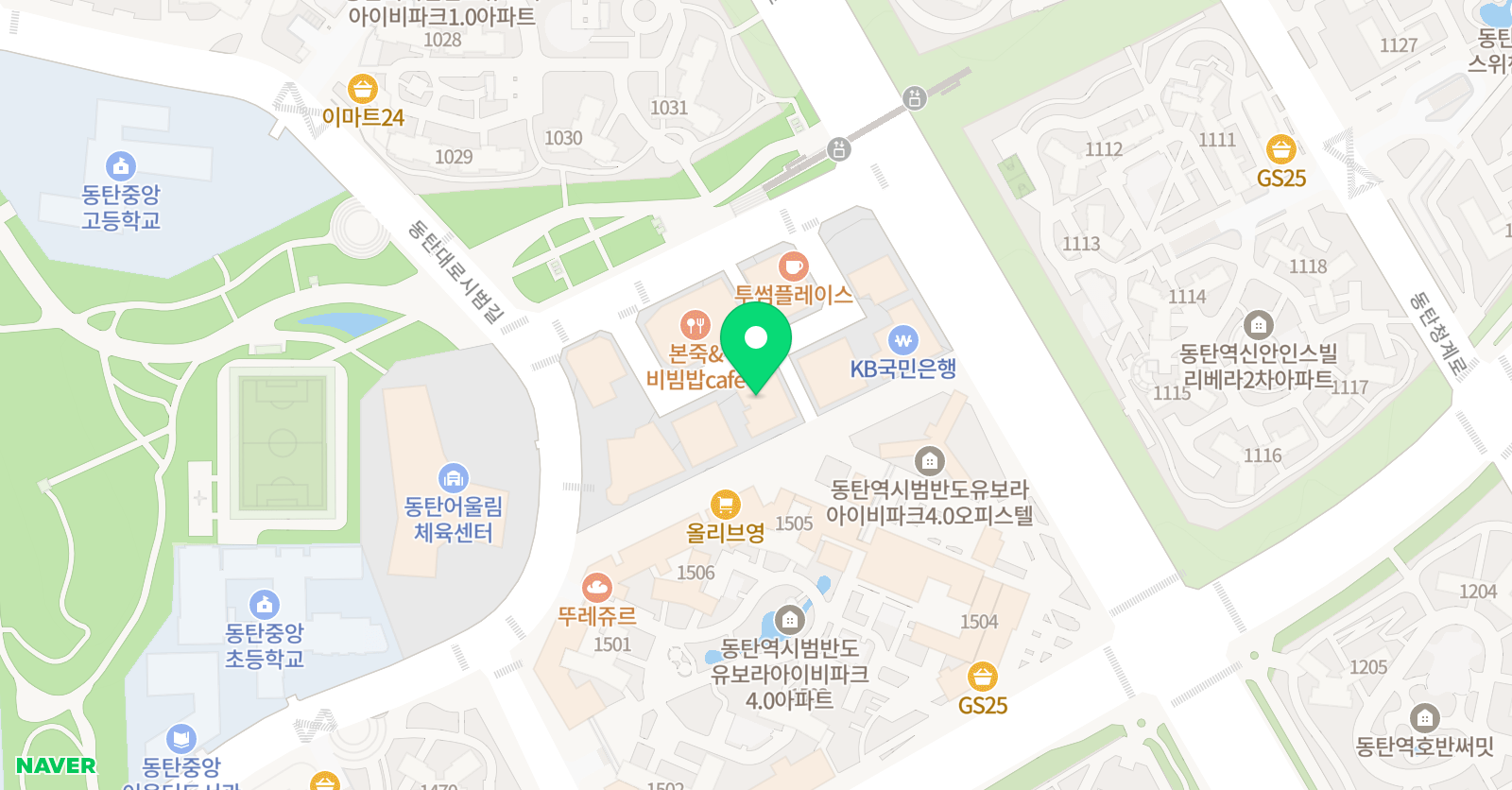 아리엘 음악학원 위치