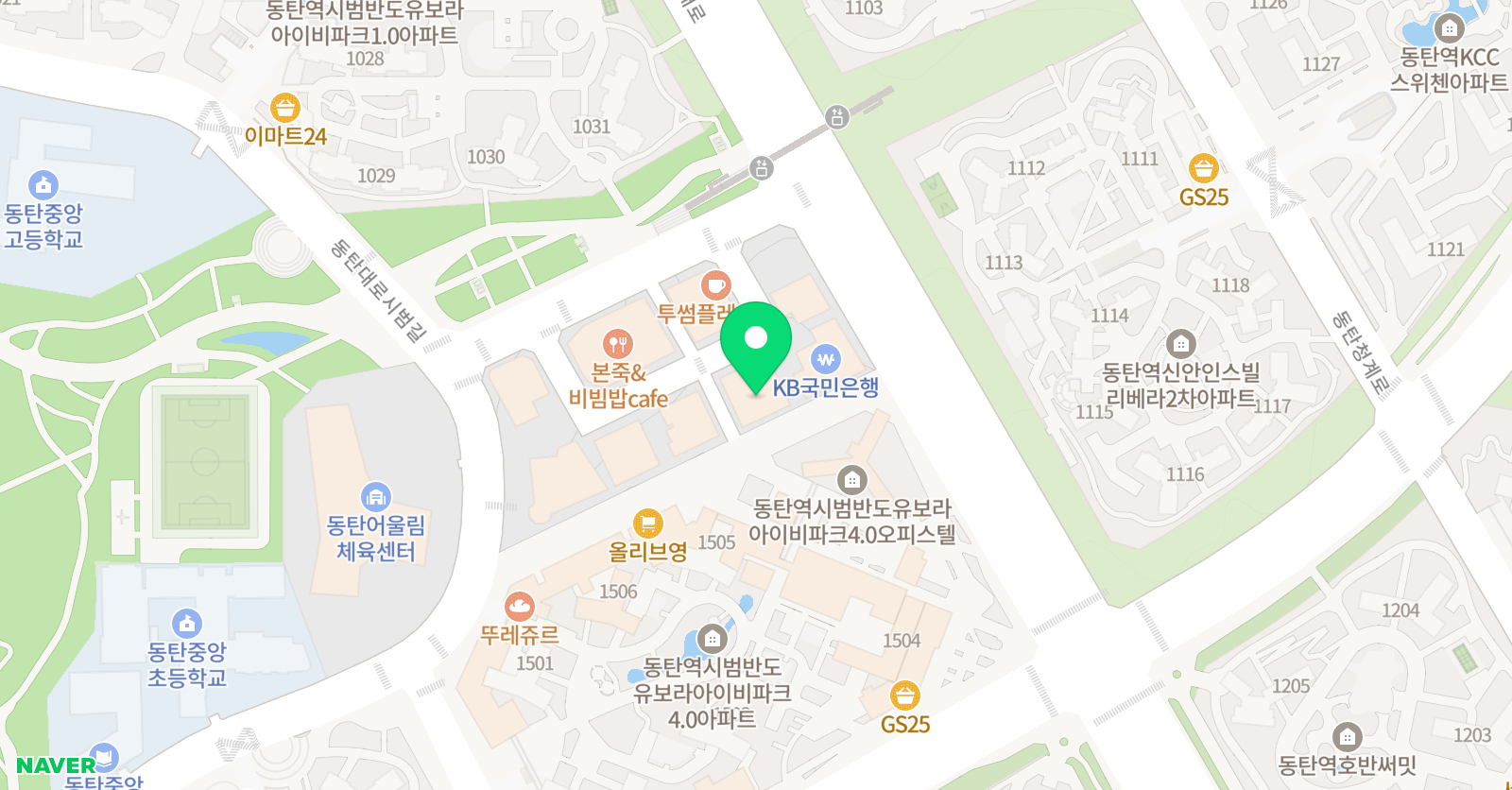 동탄꿈소리 스즈키 바이올린첼로학원 위치