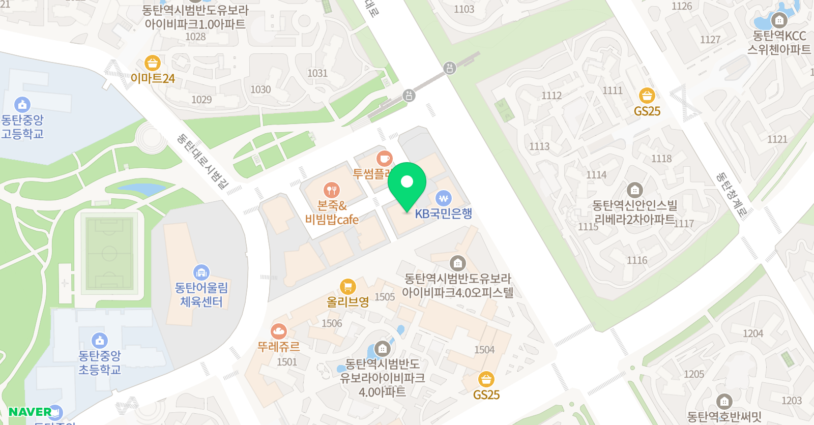 끌레드 음악학원 위치