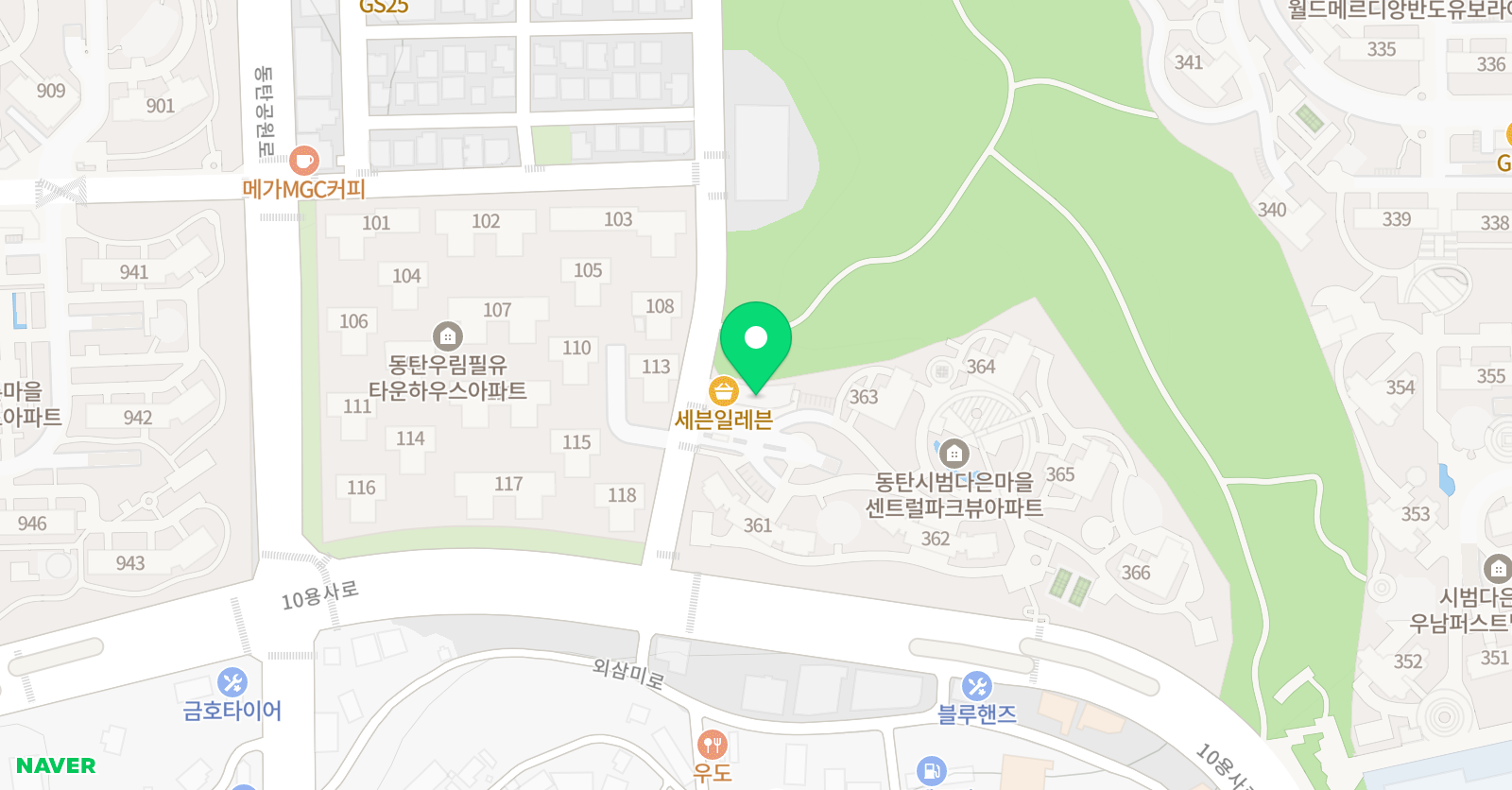 스마트해법영어 풍성신미주교실점 위치