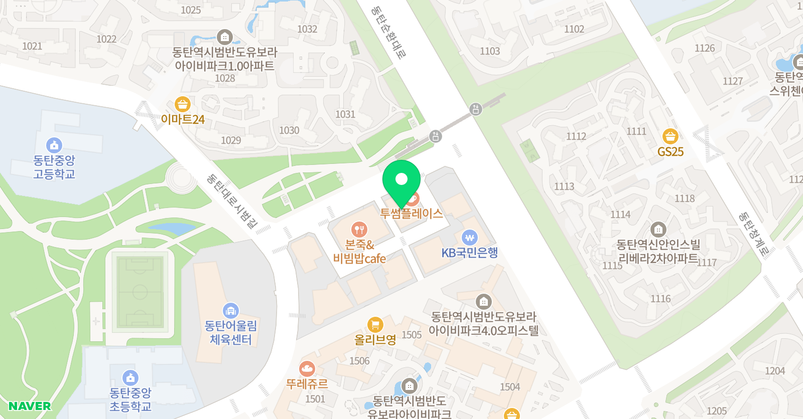 오르다 무용학원 위치
