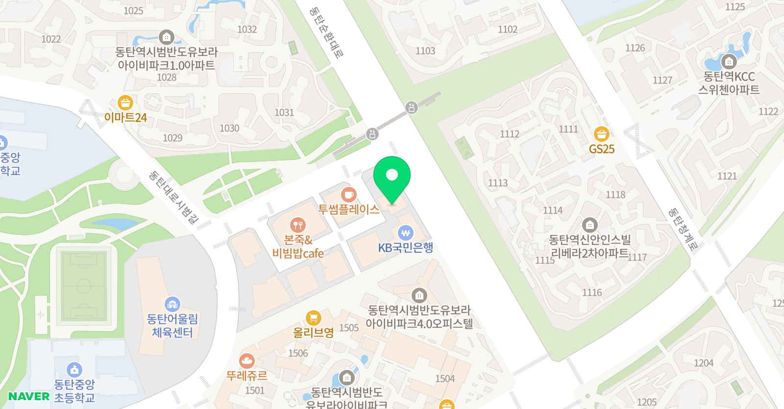 3030 영어학원 위니드 수학학원 동탄청계캠퍼스 위치