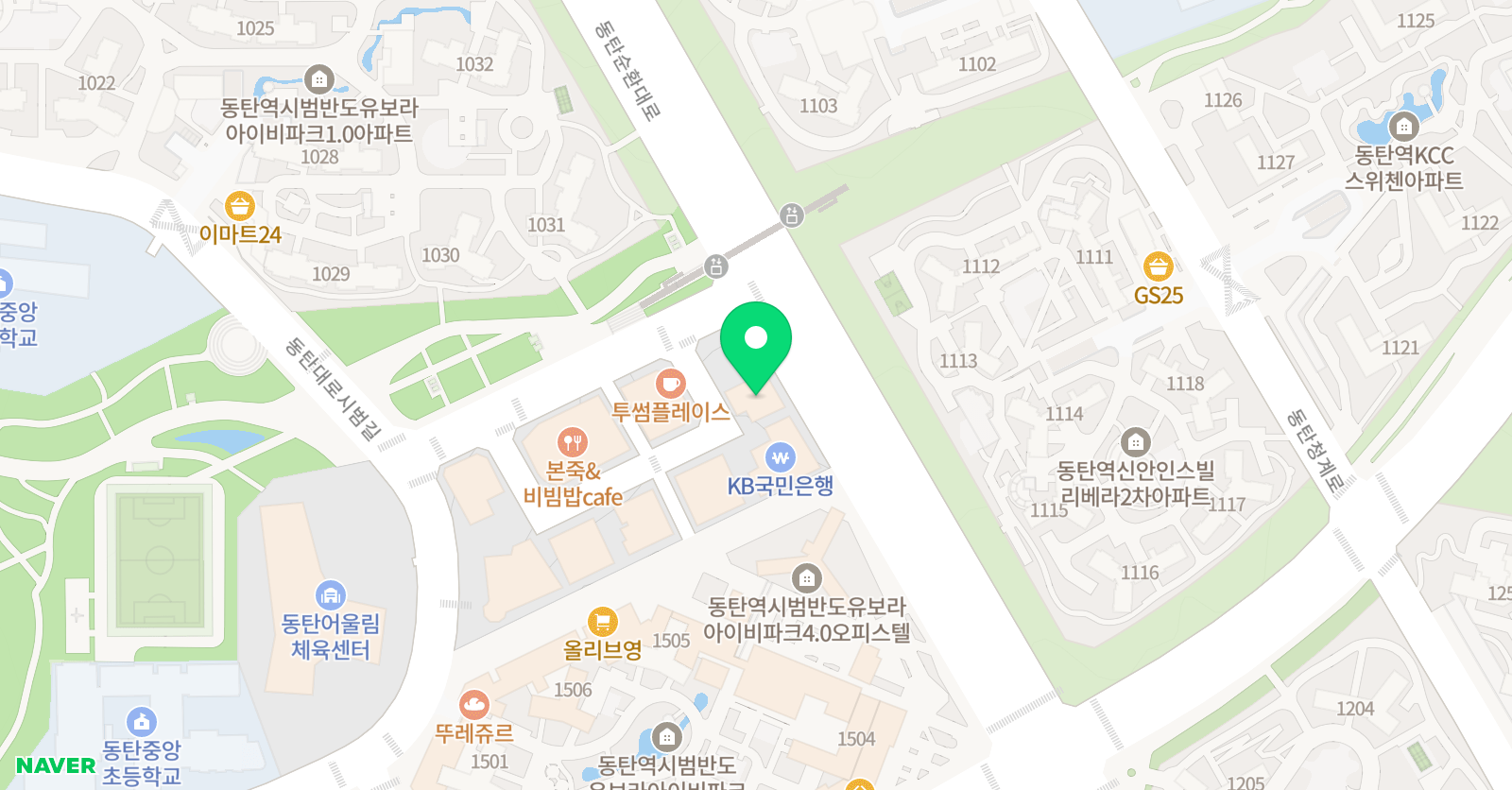 펜타 수학학원 위치