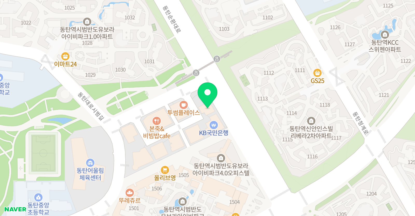 아이누리 수영장 위치