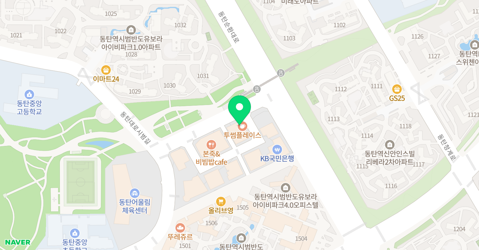 르엔발레아카데미 위치