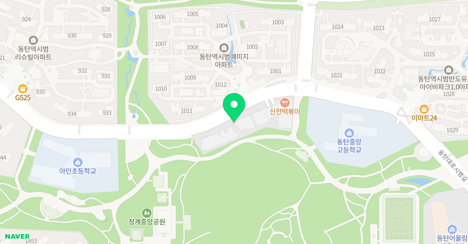반달 음악학원 위치