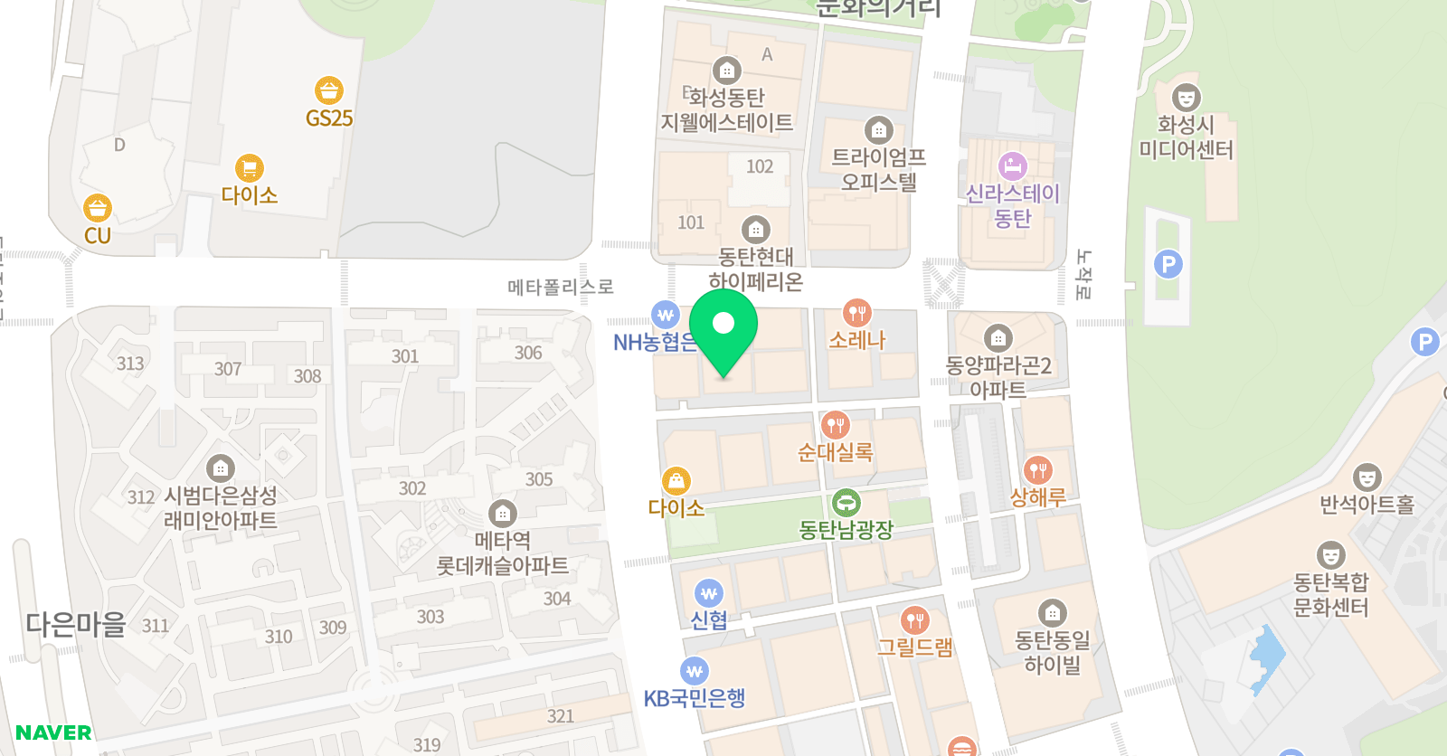 베블렌 수학학원 동탄캠퍼스 위치