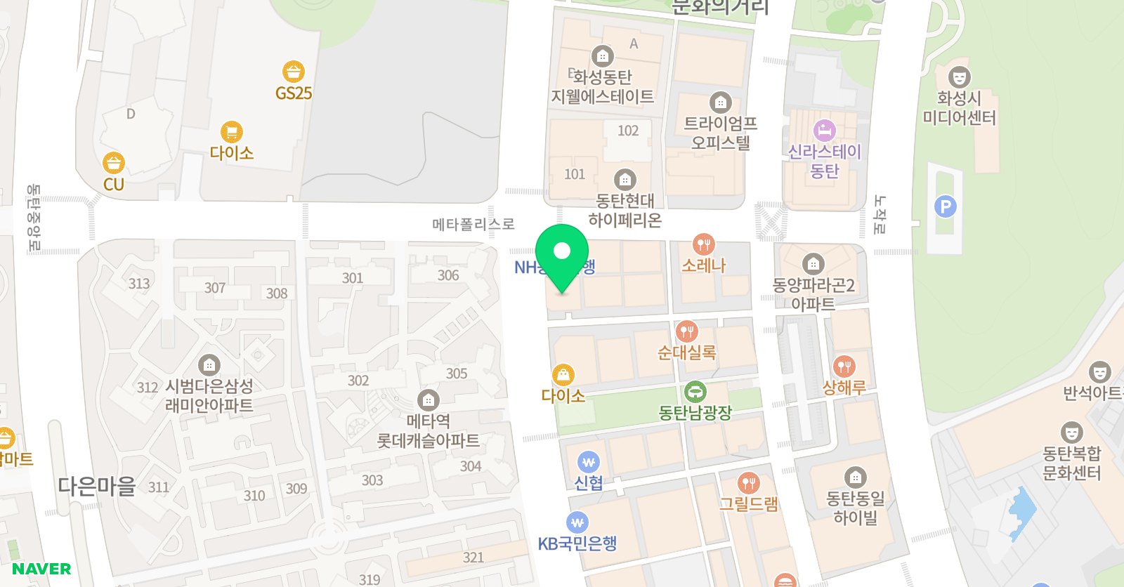 더 수음악학원 위치