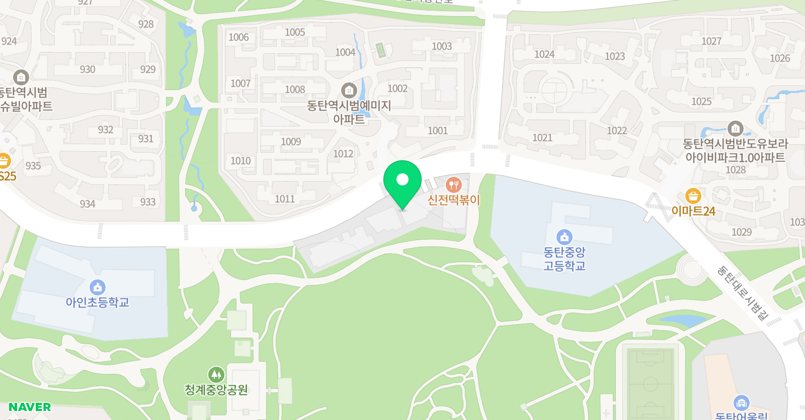 파머스 어학원 수학의날개 학원 위치