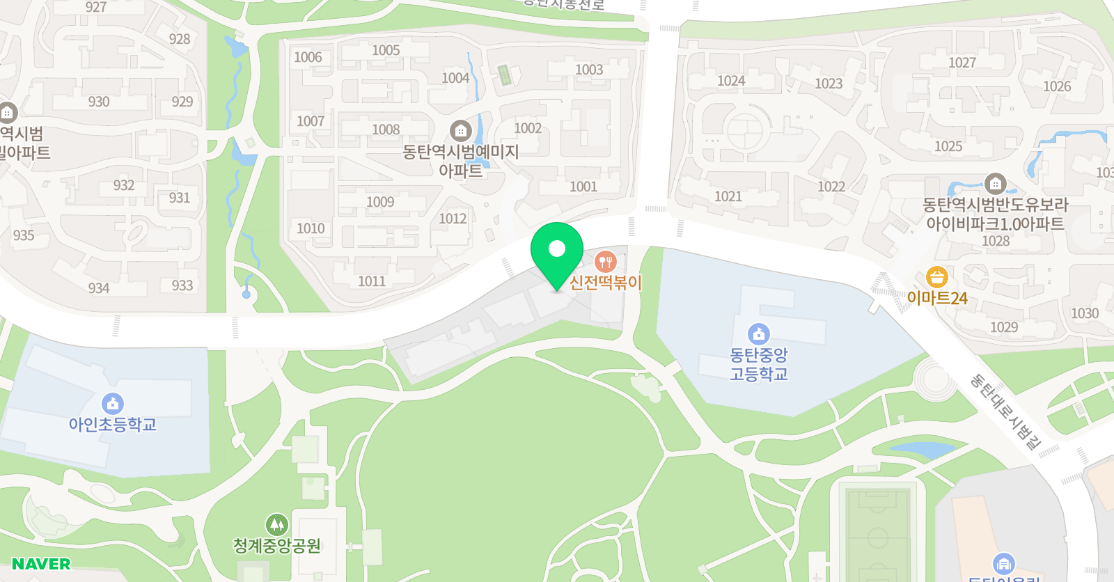 필아트 미술학원 화성동탄점 위치