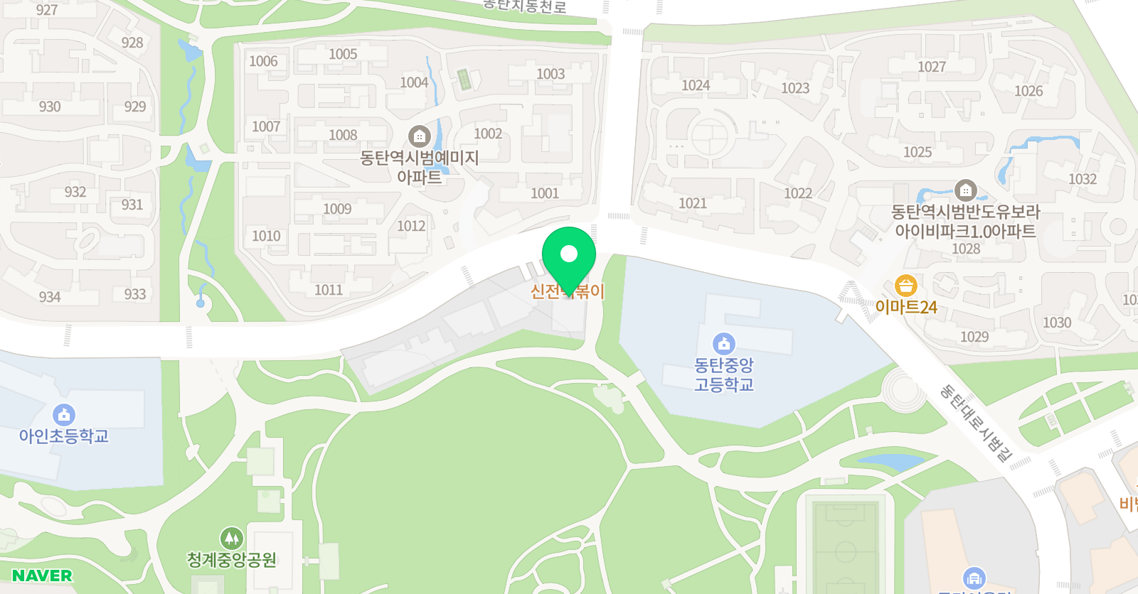 상승에듀 동탄 수학학원 위치