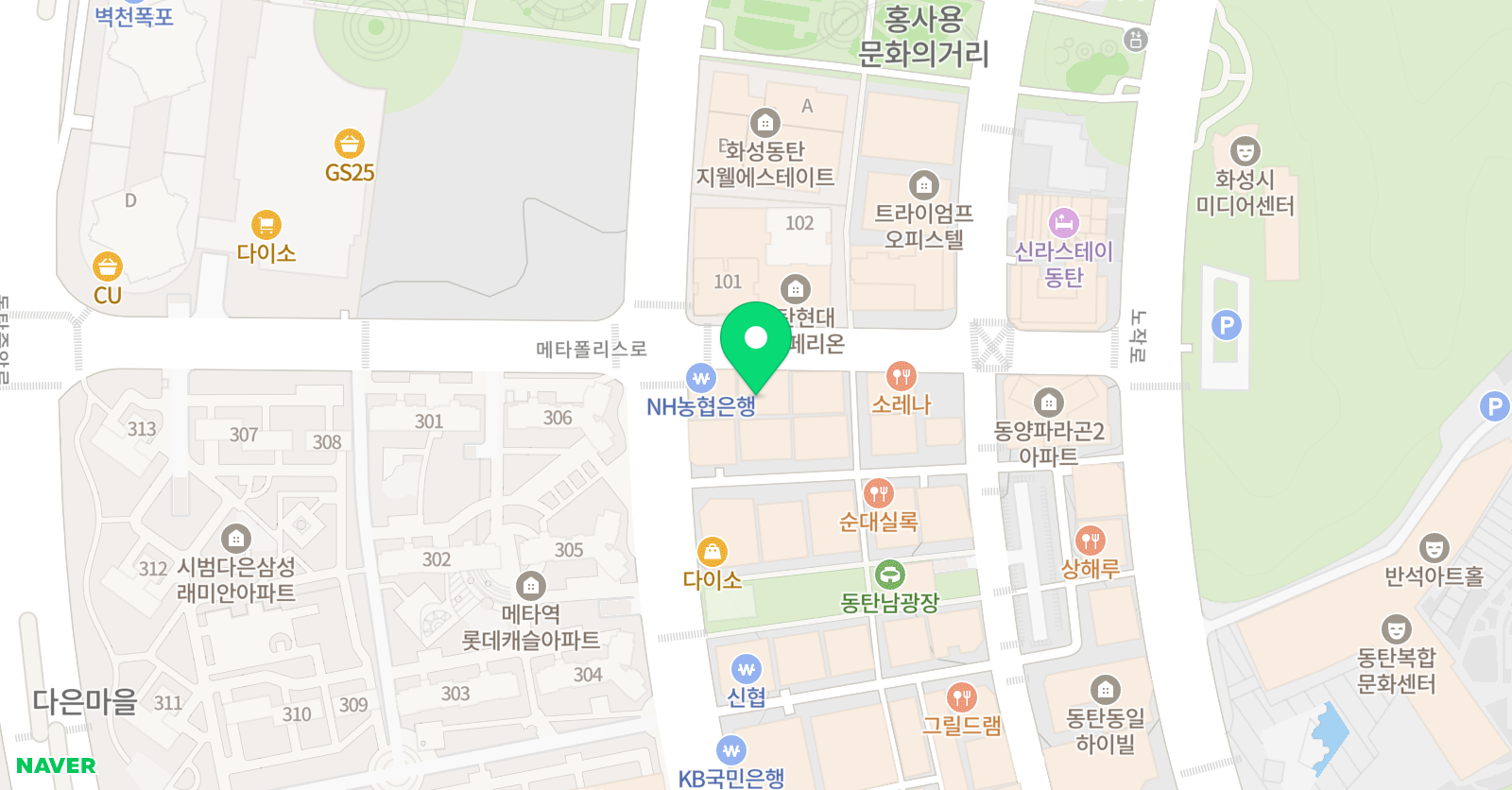 두드림 수학학원 위치