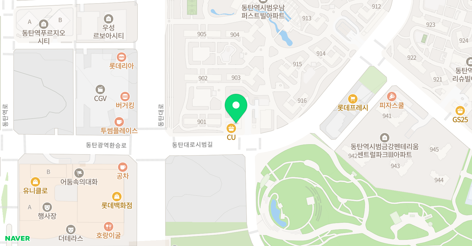 킨더아쿠아 위치