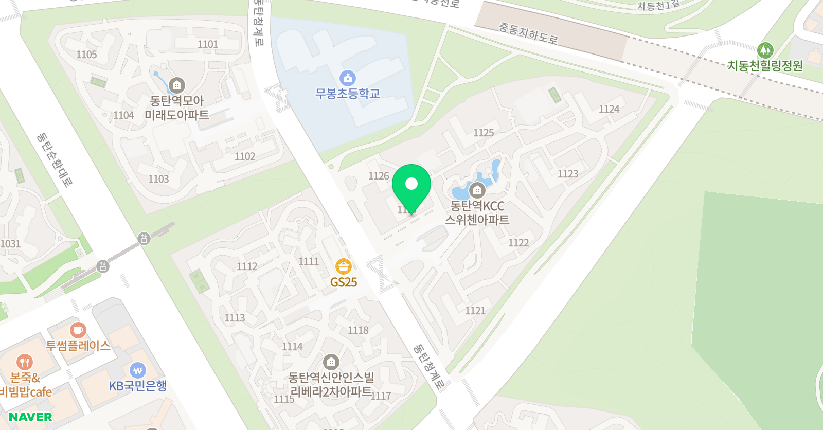 놀작마이아트 2동탄KCC앳홈 위치