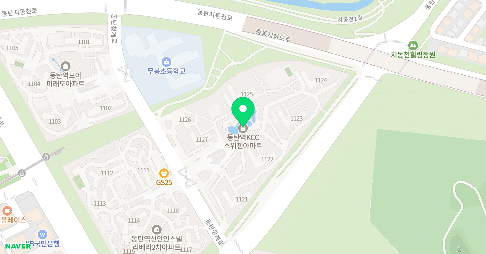 스마트해법 수학 화성동탄무봉점 위치