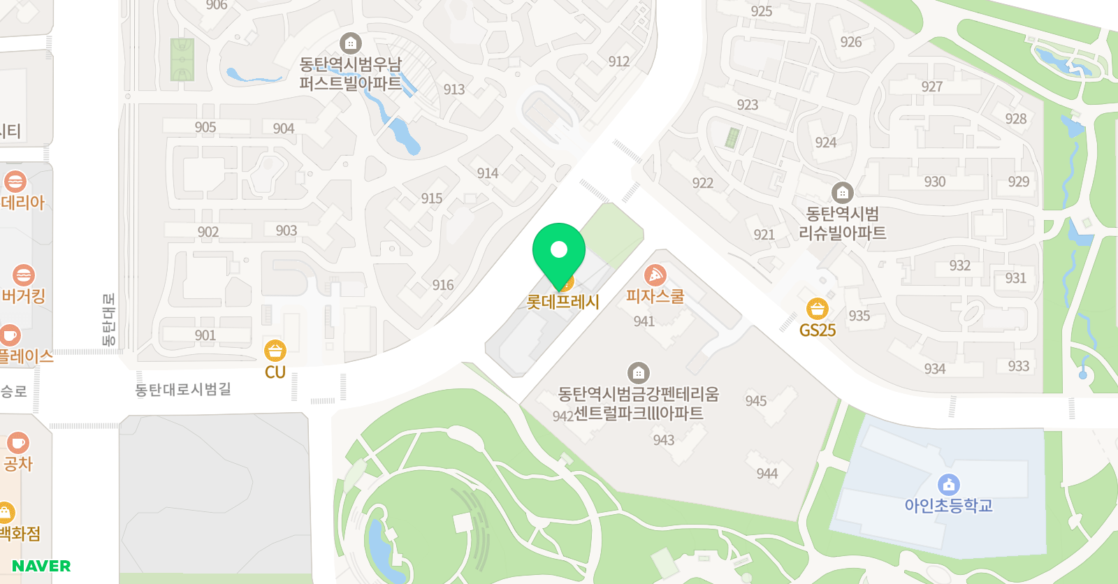 엠베스트SE 동탄중앙캠퍼스 위치