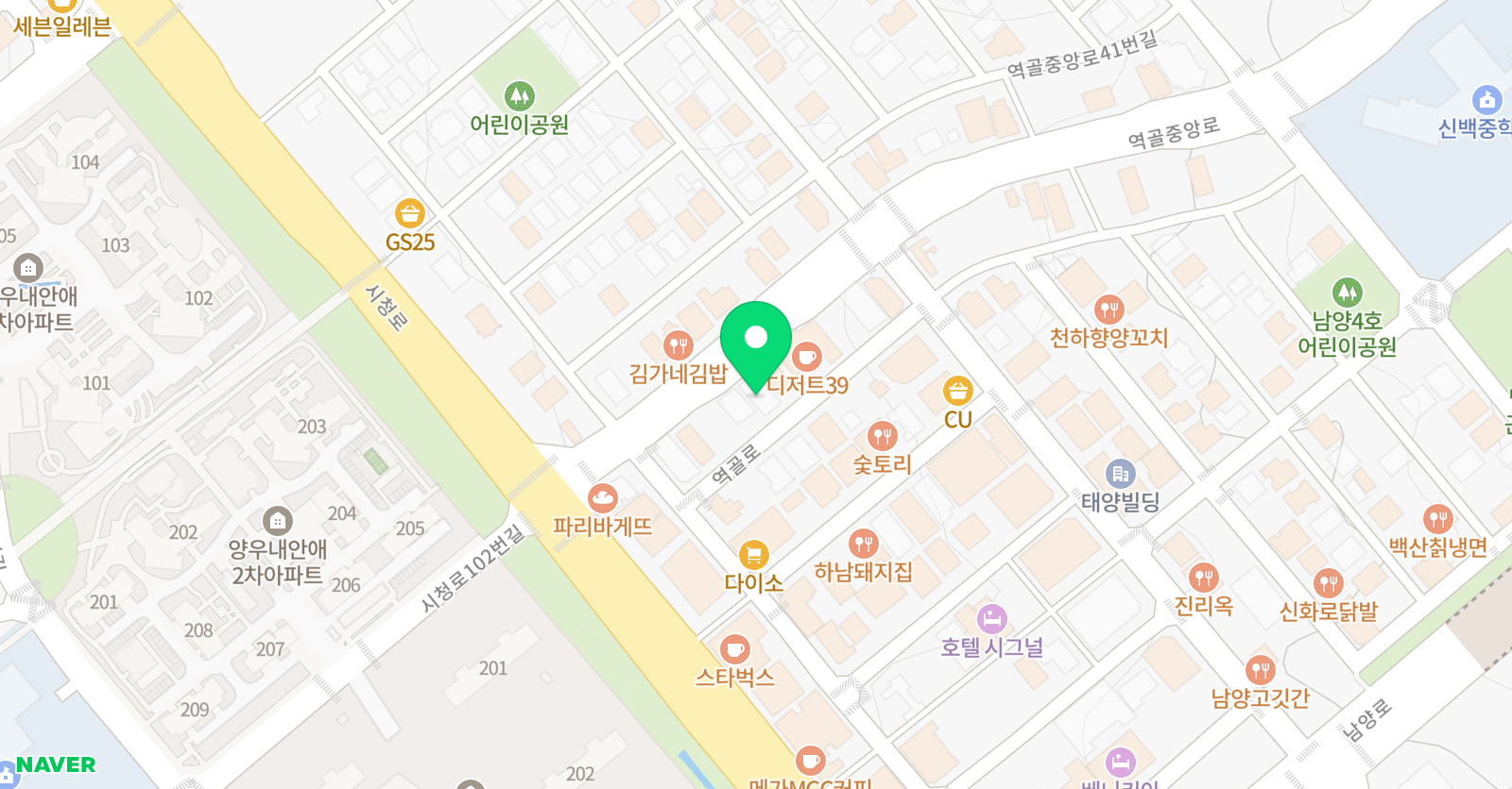 경희대 남양 태권도장 위치
