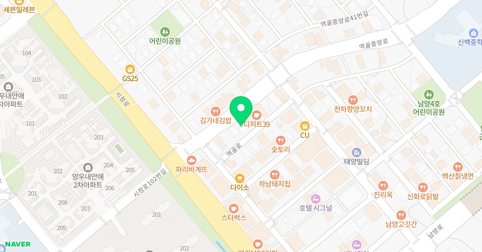토킹클럽 어학원 화성 남양 캠퍼스 위치