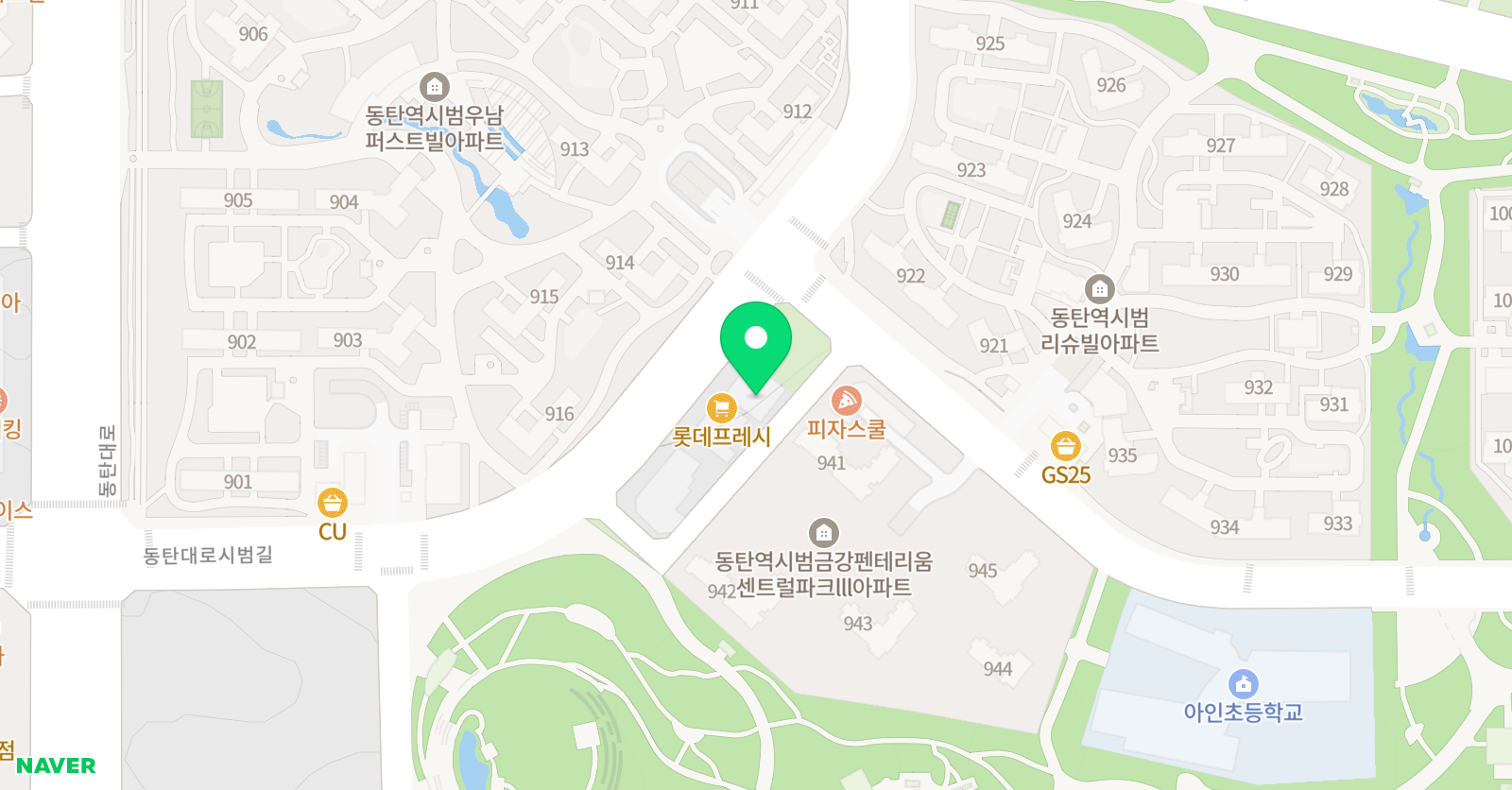 더쿤스트 음악학원 위치