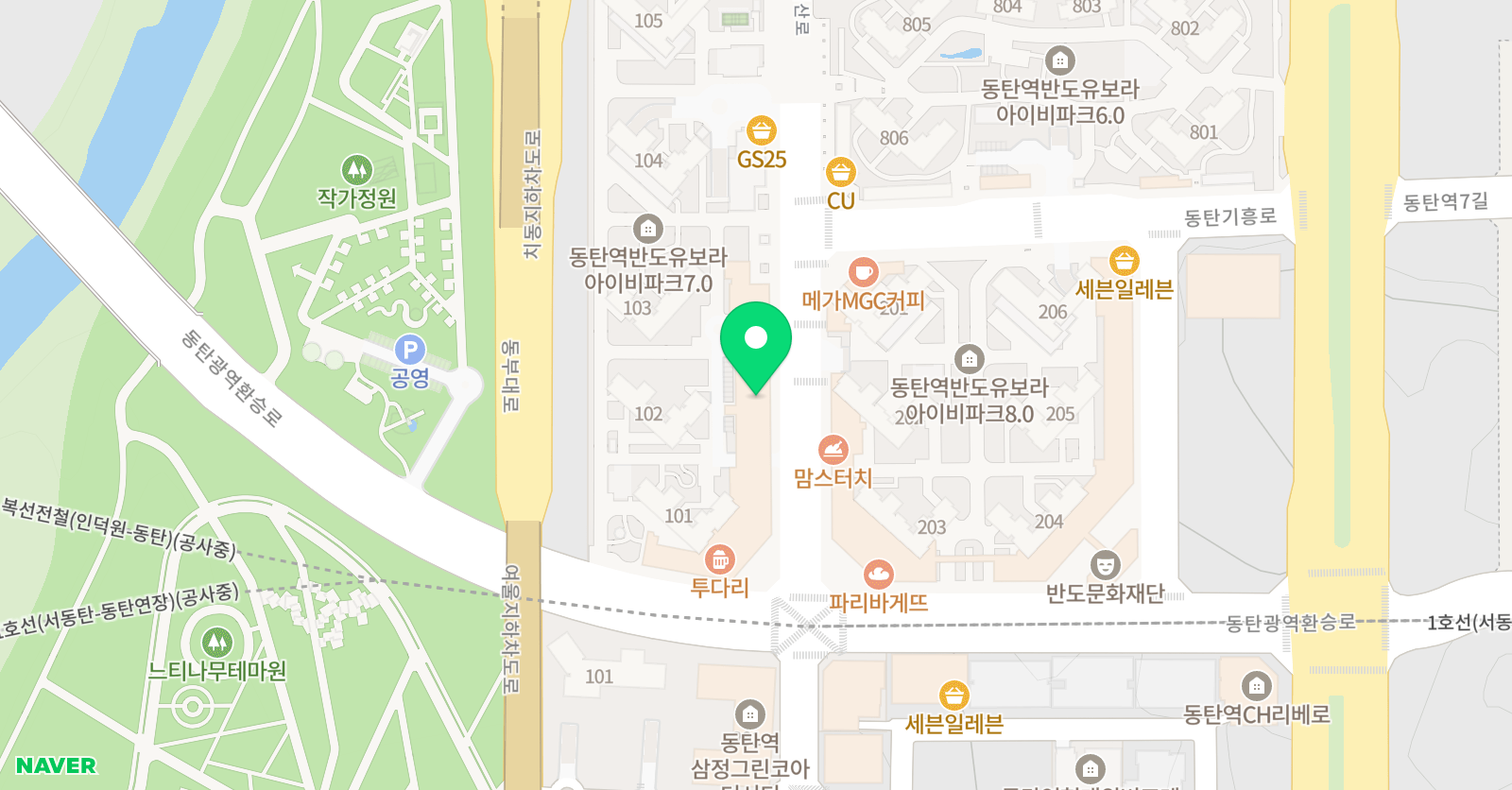 늘솜 피아노 위치