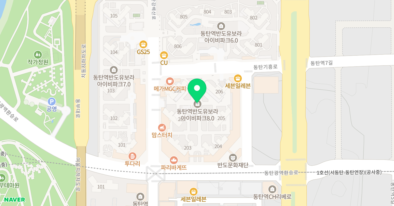 리드앤톡 경기화성오산센터 위치