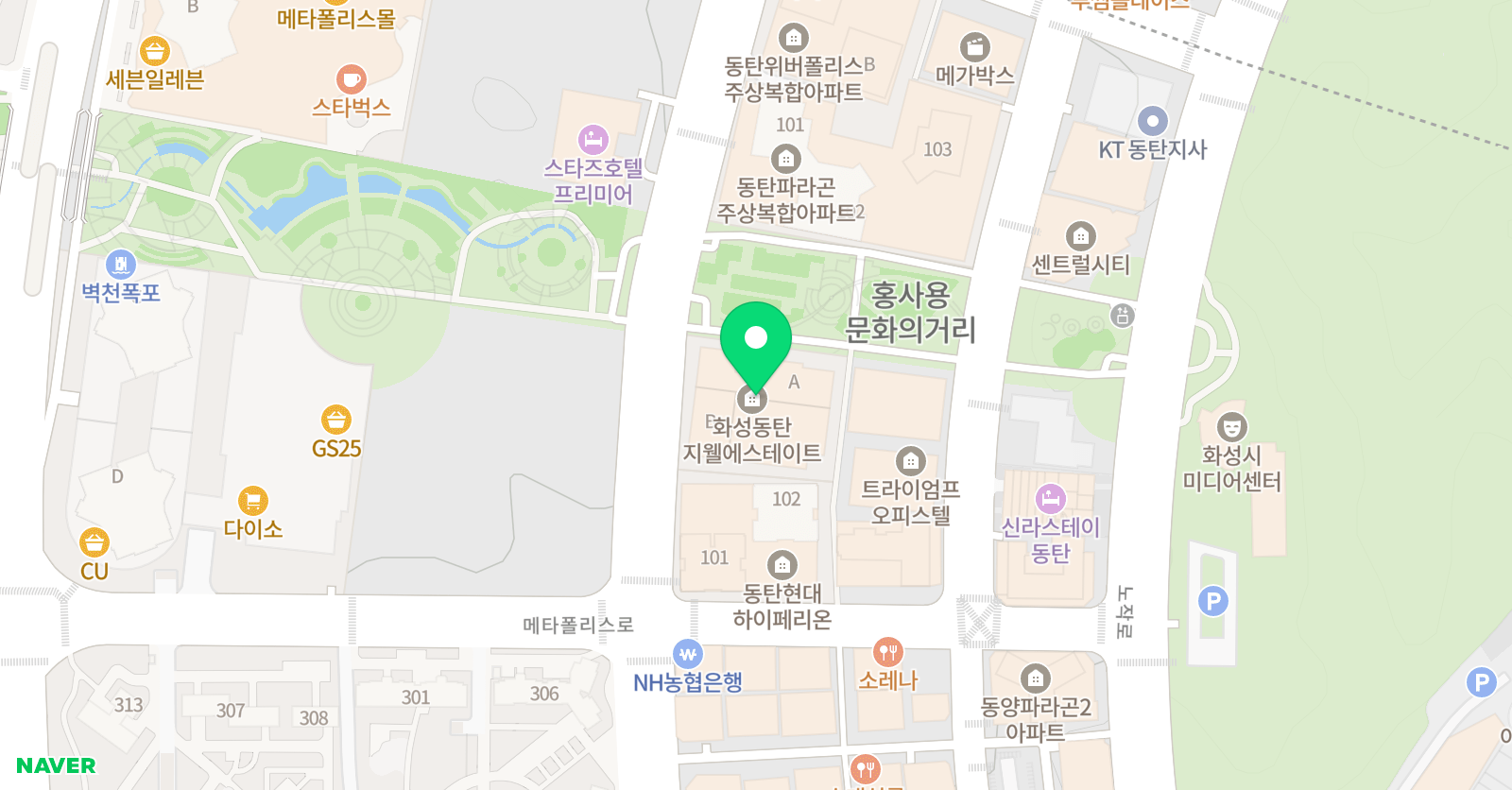 제이브릿지 영어학원 위치