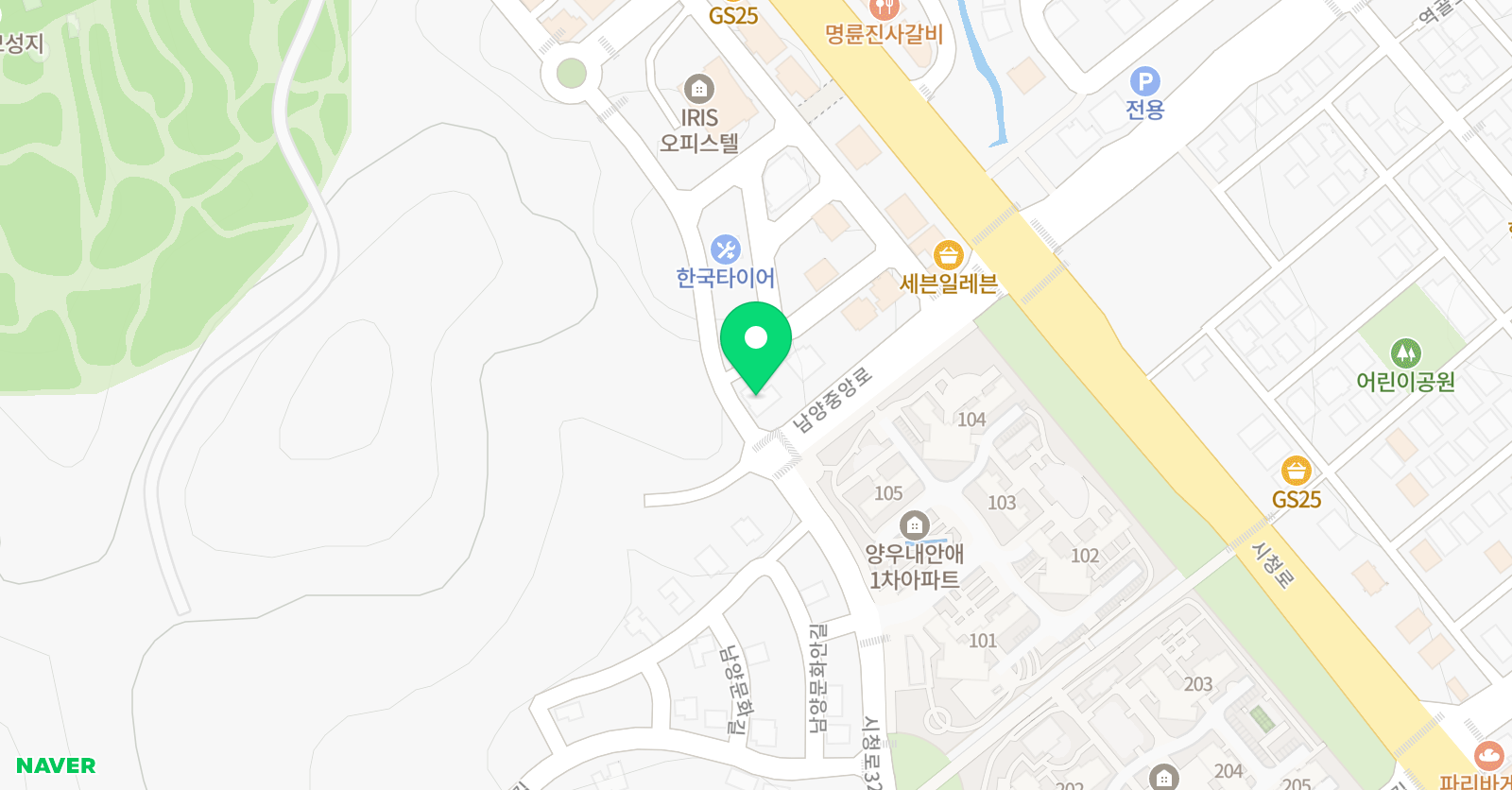 영렘브란트 화성남양센터 위치