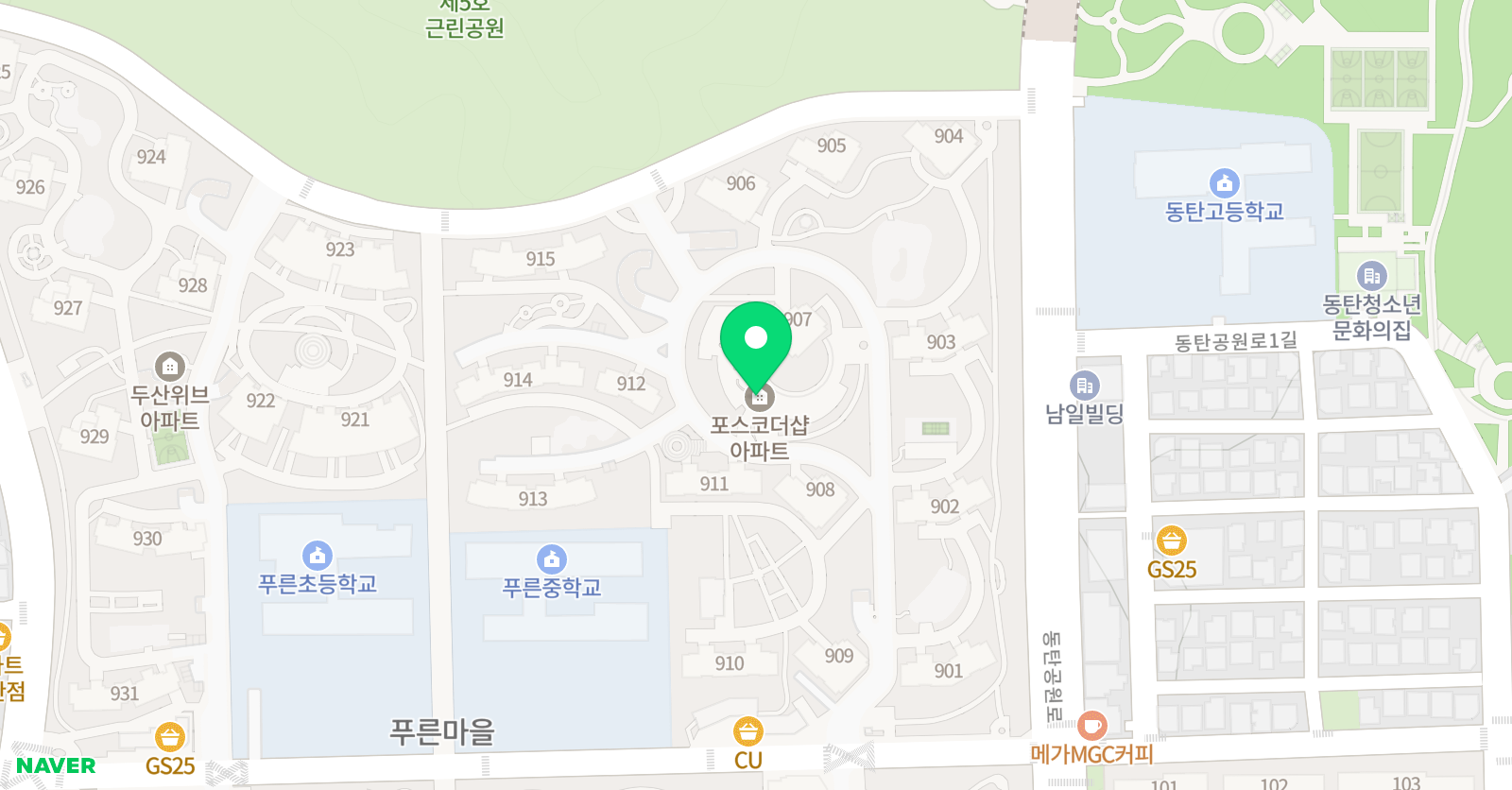 더샵 피아노음악교습소 위치