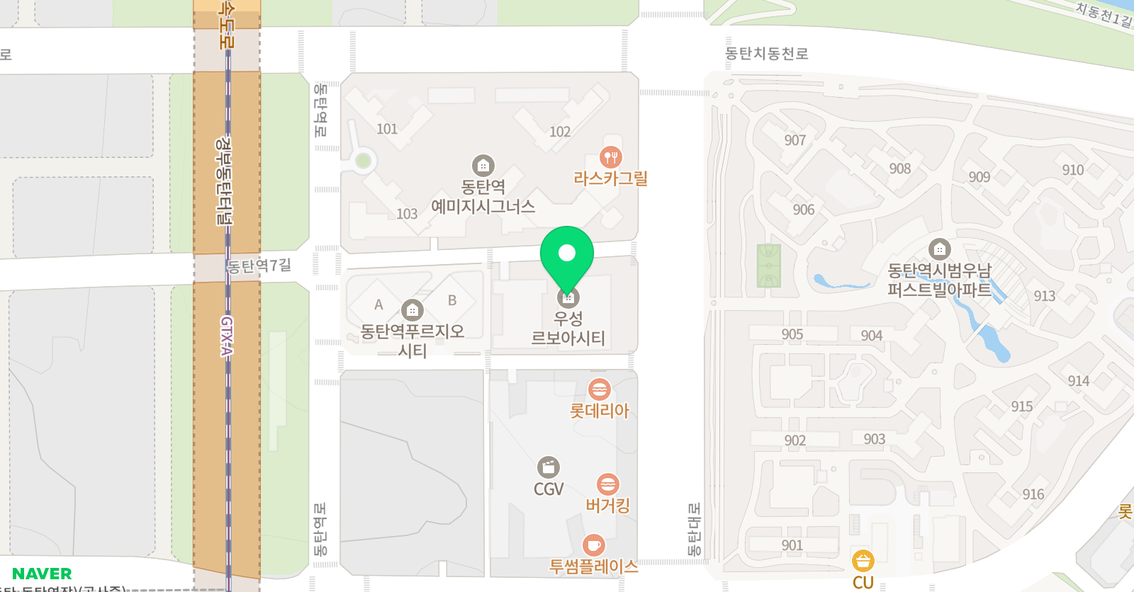 SM 수학과학학원 위치