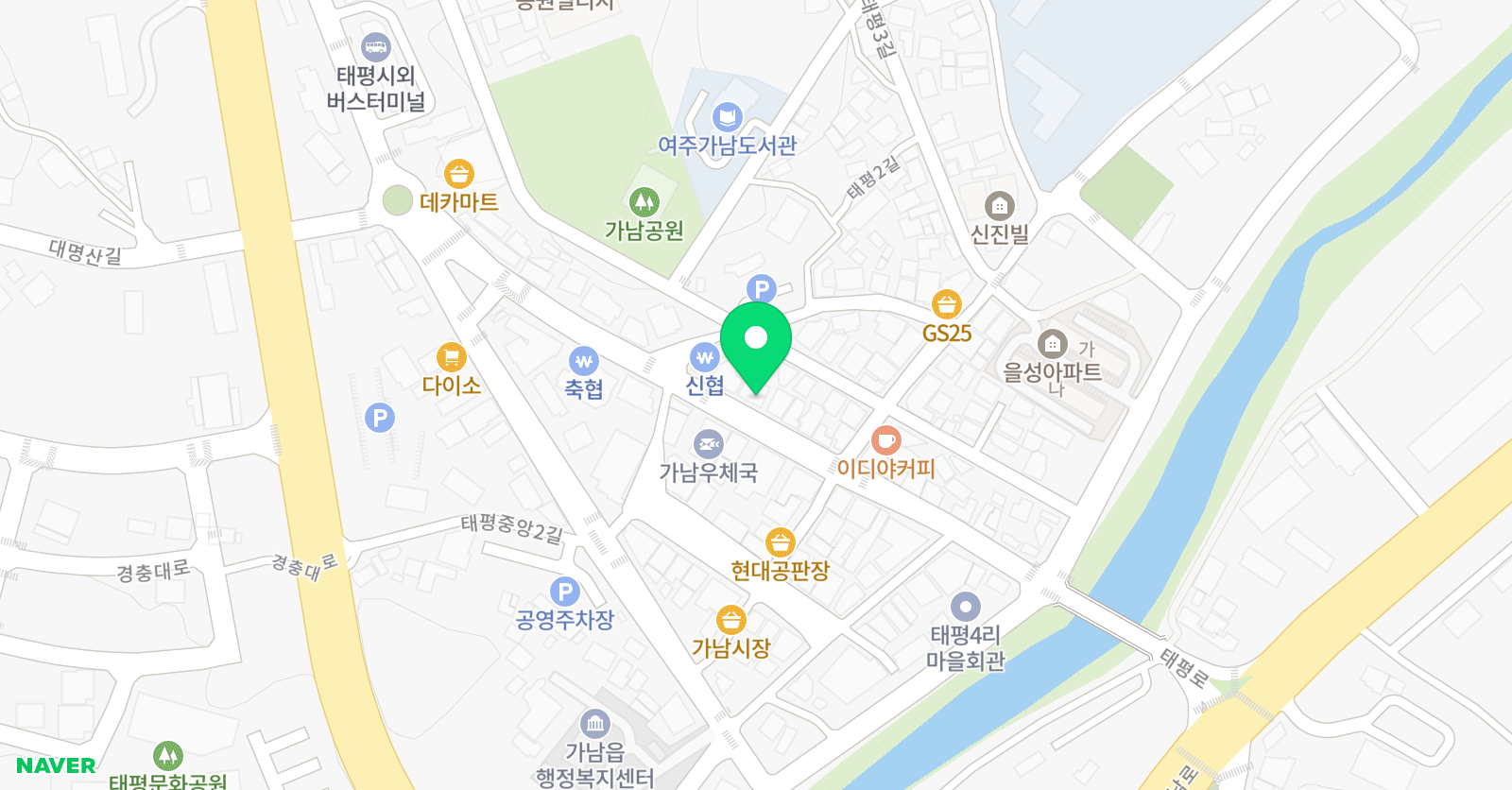 뮤엠 영어 차수학 가남학원 위치