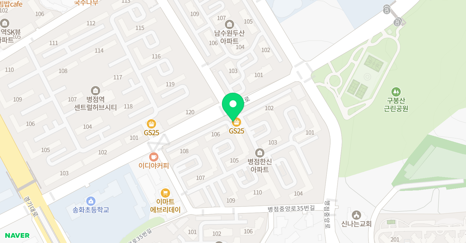 샛별 음악학원 위치