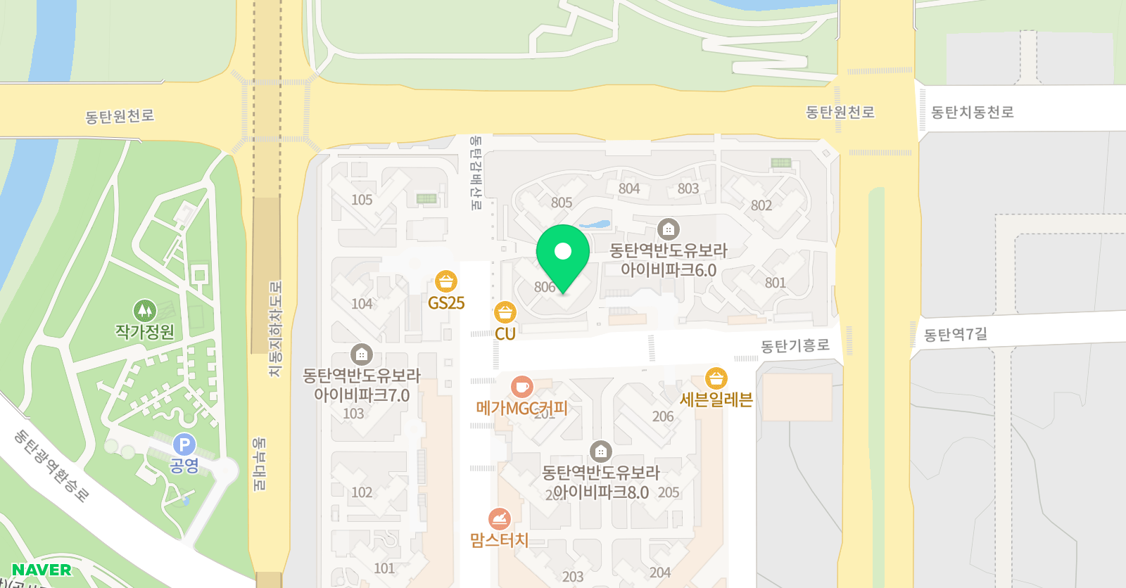 꽃님 논술 위치