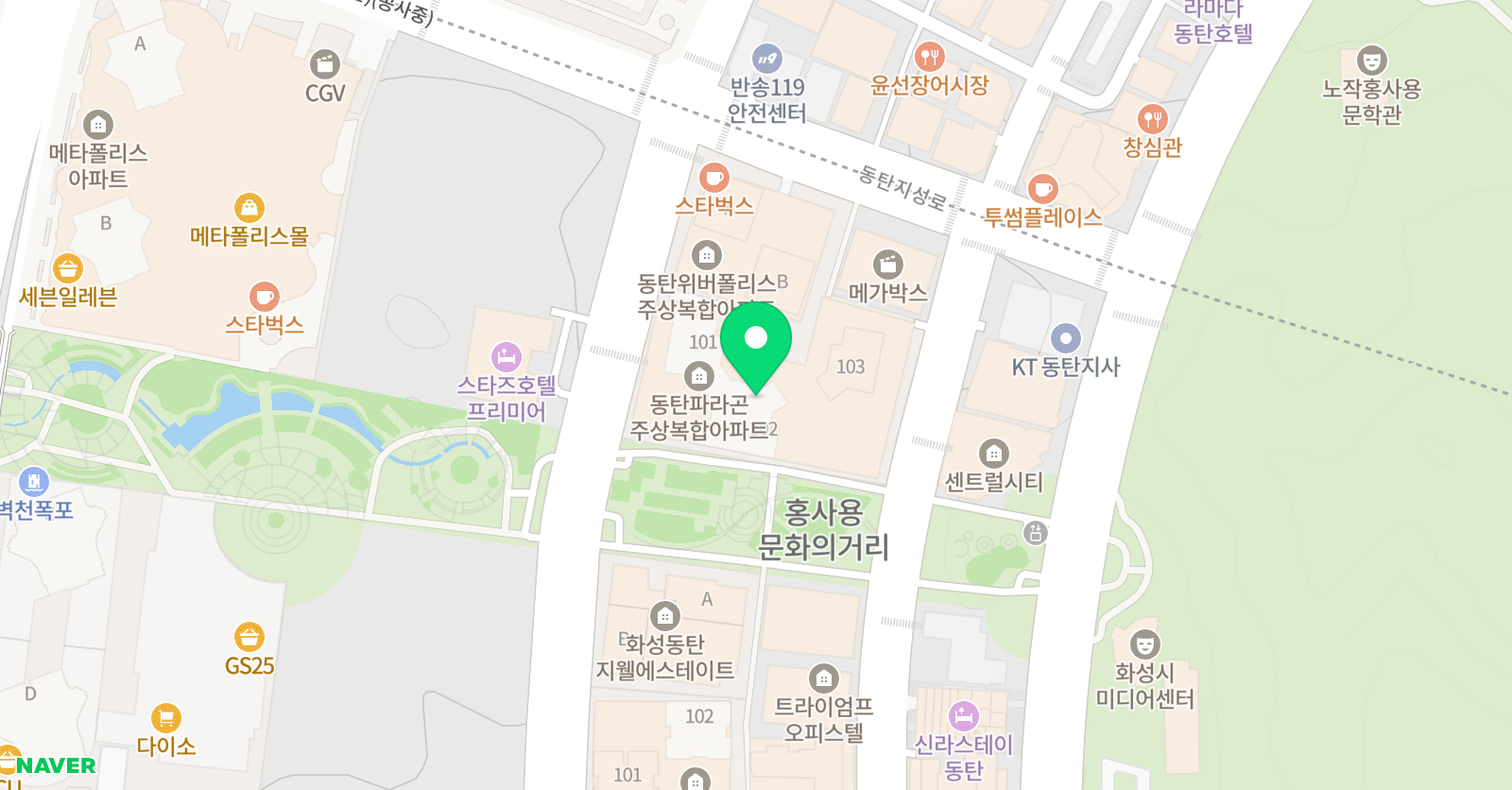 위드스토리 영어수학학원 위치
