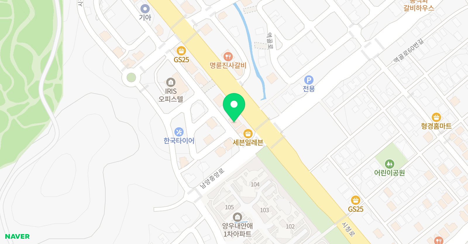 삼성 영어셀레나 아토즈 학원 위치