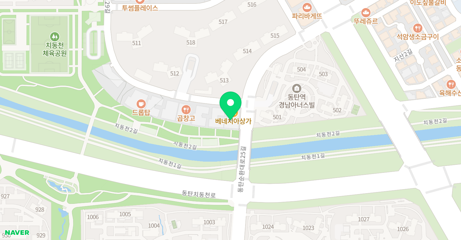 일비 태권도장 위치