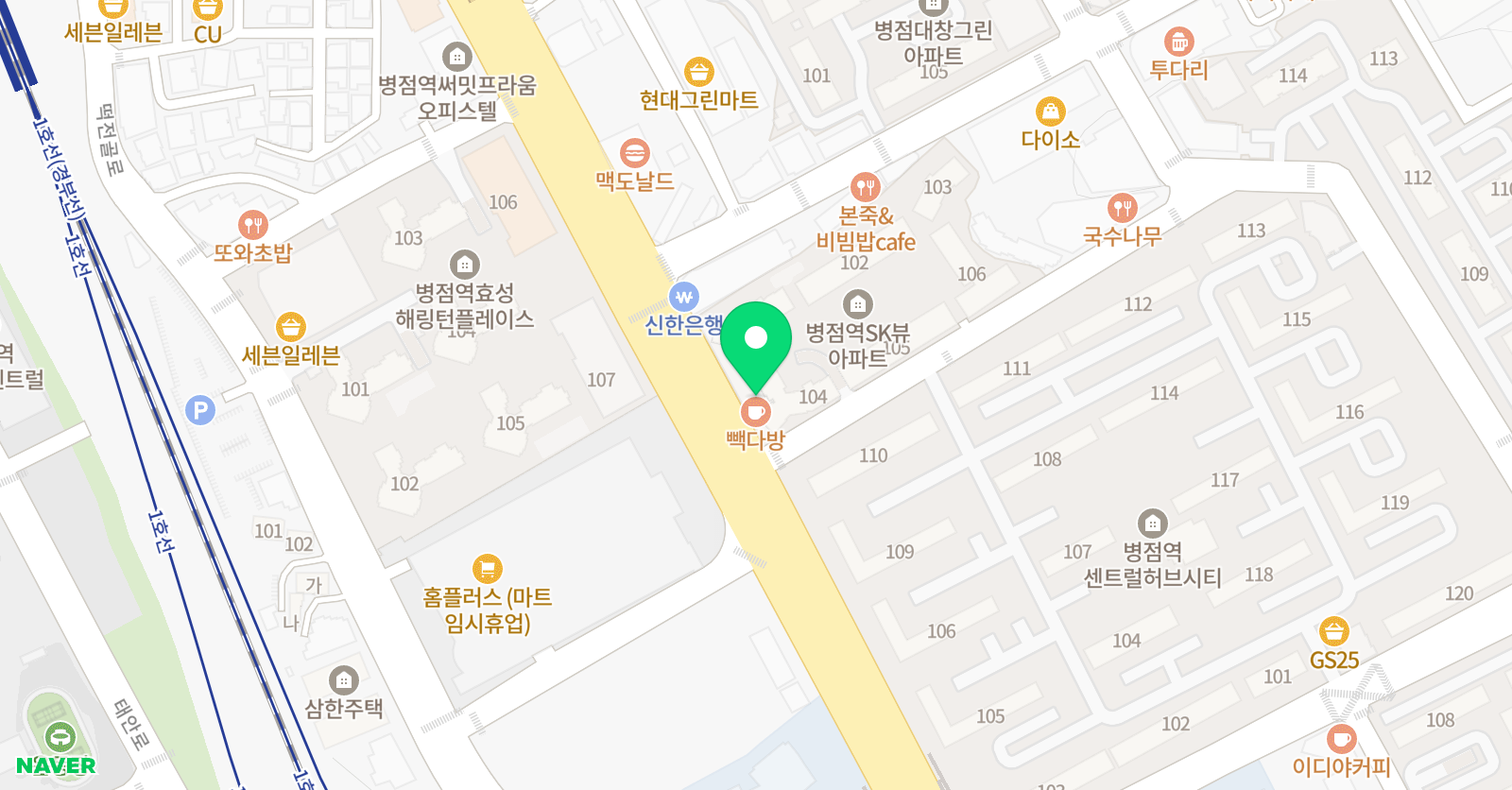 FNG기타드럼학원 위치