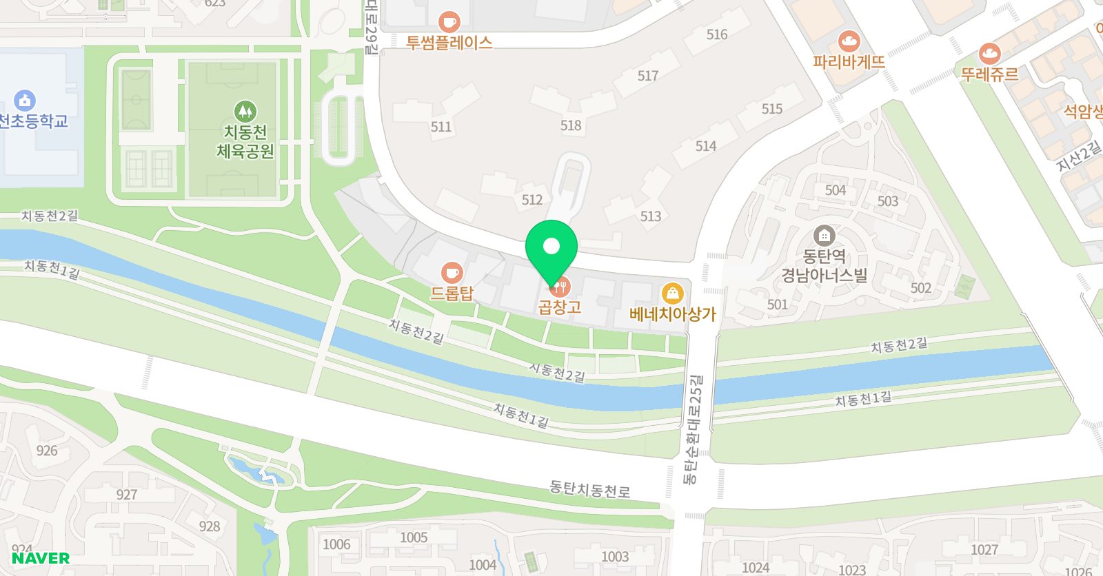 용인대 영천 태권도 위치