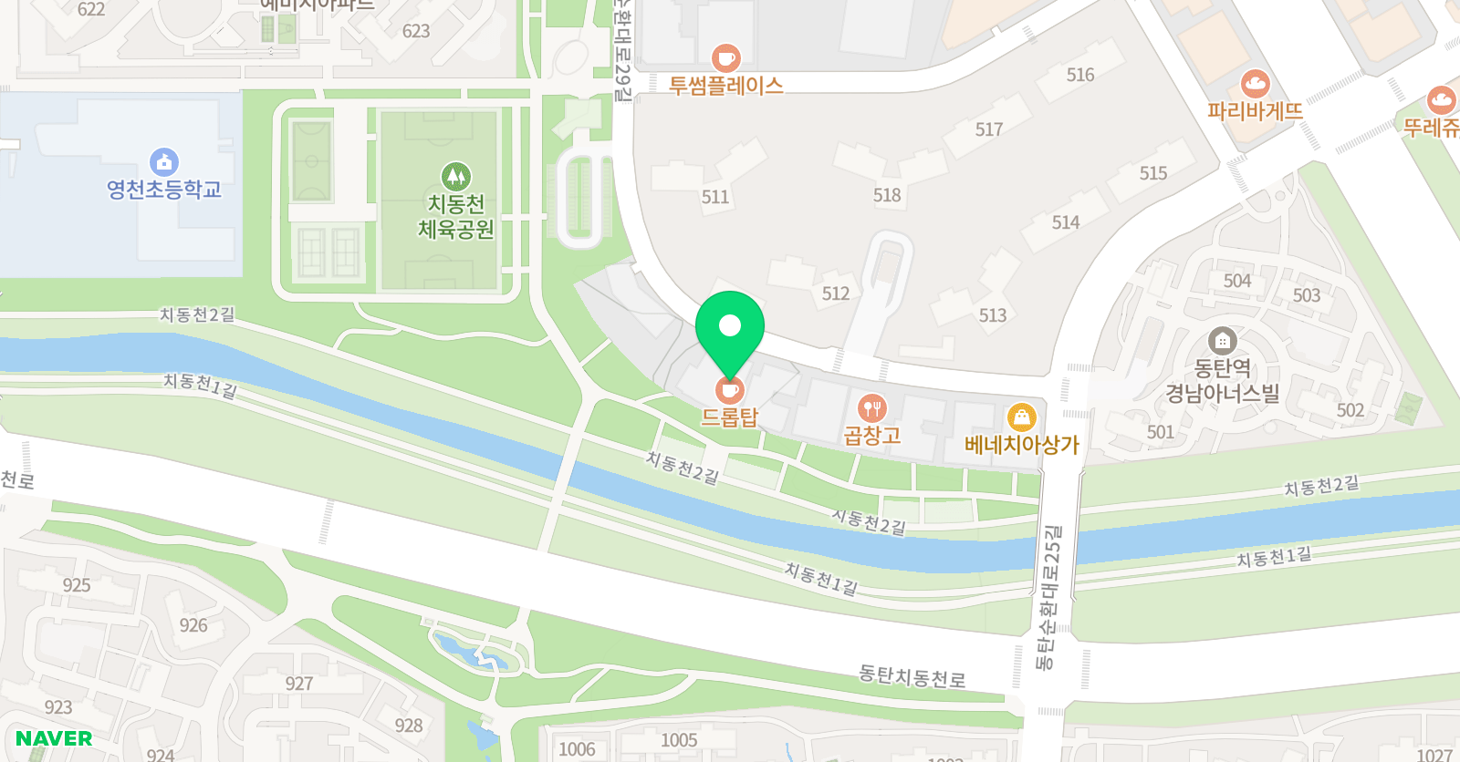 윤선생IGSE아카데미 동탄영천 어학원 위치