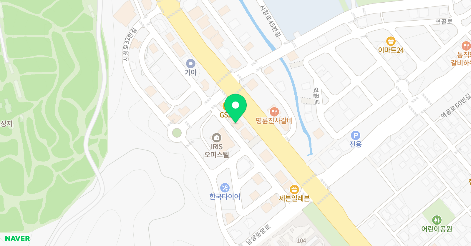 루트K뮤직아카데미 위치