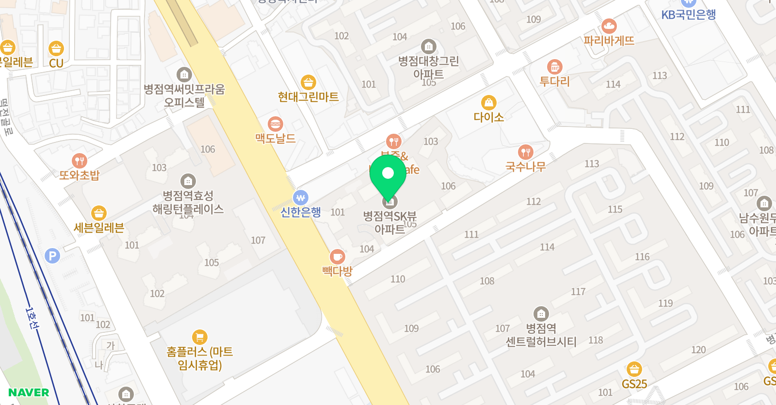 미래엔 영어수학 병점캠퍼스 위치